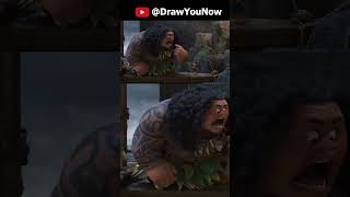 Moana Drawing meme Funniest Moments [upl. by Namor332]