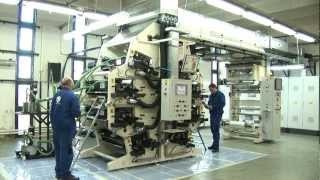 Flexo printing press APS [upl. by Otipaga]