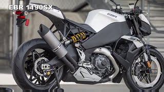 Erik Buell Racings 20162017 EBR 1190SX “Superfighter” Motorcycle [upl. by Aryas]