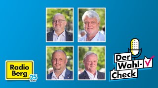 „Der WahlCheck“ – Oberberg Die vier Bürgermeisterkandidaten aus Bergneustadt im Podcast [upl. by Anaytat635]