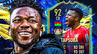 A CORNER CHEAT CODE 🤣 92 TOTS TAPSOBA PLAYER REVIEW  FIFA 21 Ultimate Team [upl. by Leunad288]