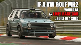 PORSCHE EATER The FASTEST VW GOLF 2 on The Nürburgring [upl. by Lemon]