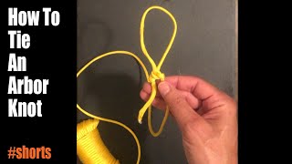 How To Tie A Super Easy Fixed Loop Knot The Arbor Knot [upl. by Llij]