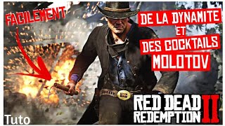 💲Tuto OBTENIR FACILEMENT DYNAMITE  BOUTEILLES INCENDIAIRES  Red Dead Redemption 2  Explications [upl. by Bourne269]