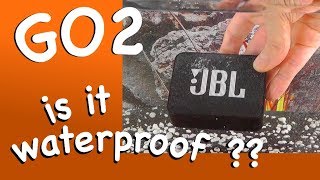 JBL GO2 Waterproof Test  Bluetooth speaker [upl. by Atnoed141]