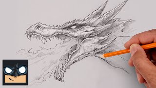 How To Draw a DRAGON  16 Minute Sketch Tutorial [upl. by Carter]