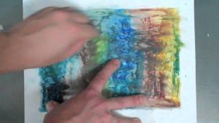 Drawing a Gerhard Richter Painting for Jerry Saltz [upl. by Ynalem]