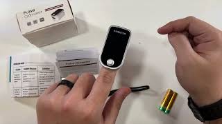 Alecaremed Pulse Fingertip Oximeter Unboxing [upl. by Adnamal]