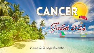 ♋️🌟CANCER juillet 2024🌟♋️ Du nouveau arrive [upl. by Enrev93]