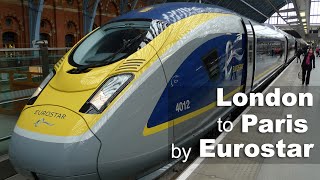 London to Paris by Eurostar train [upl. by Rabma353]