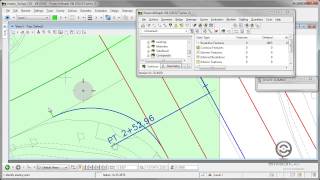 InRoads V8i SS2 Feature Editing  Radius Returns [upl. by Kress524]