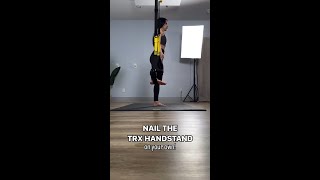 BACK TO BASICS TRX HANDSTAND [upl. by Nannah]