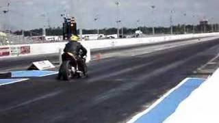 Outlaw GSXR 1100 DragBike 8 sec pass West Palm Beach [upl. by Yendic727]