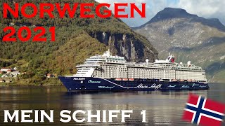 1G NORWEGEN Kreuzfahrt mit MEIN SCHIFF 1 September 2021 [upl. by Arria]