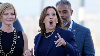 Kamala Harris’s bizarre gaffe during Hurricane Milton emergency briefing [upl. by Vladimar]