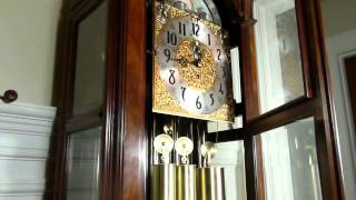 Herschede quotSheffieldquot Model 230 9Tube Grandfather Clock [upl. by Greenfield581]