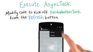 Execute AsyncTask  Developing Android Apps [upl. by Evette]