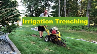 The Master Plan EP 6 InGround Irrigation Trenching [upl. by Yeargain551]