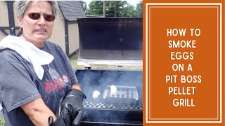 How To Smoke Eggs On A Pit Boss Pellet Grill [upl. by Obidiah769]