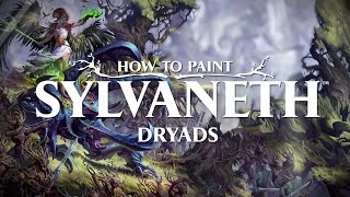 How to Paint Sylvaneth Dryads [upl. by Eiramaliehs97]