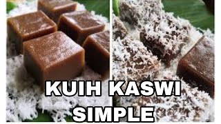 Resepi Kuih Kaswi Simple [upl. by Attej]