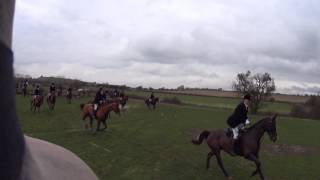 The Ledbury Hunt Underhill Farm 10th March 2017 [upl. by Holton]