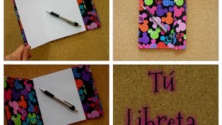 DIY Haz tu propia libreta agenda súper fácil y rápido ✎✂️ [upl. by Terina]