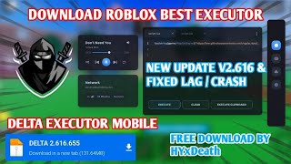 Delta Executor Mobile New Update V2616 Released Fixed Lag  Crash  Delta Executor Latest Version [upl. by Nivahb647]