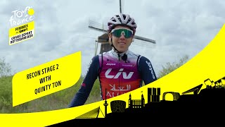 Verkenning etappe 2 Grand Départ Rotterdam 2024 TourDeFranceFemmesavecZwift [upl. by Anyer59]