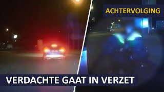 Politie  Verdachte op de vlucht  Rijden onder invloed  Achtervolging [upl. by Alphonsine]