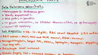 Beta thalassemia and its typesHindi amp UrduPart 2 [upl. by Rechaba]