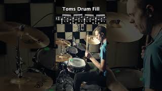 Toms Drum Fill Lesson drums drumlessons [upl. by Catrina874]