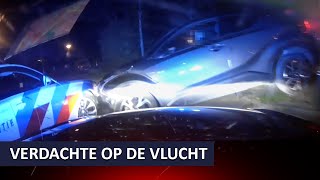 Politie  Achtervolging gestolen auto  Verdachte wil niet stoppen  Team Verkeer Den Haag [upl. by Batholomew]