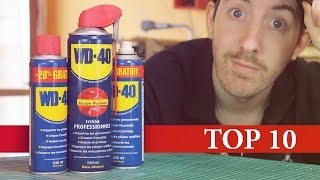 TOP 10 DES UTILISATIONS IMPROBABLES DU WD40 [upl. by Sudhir421]