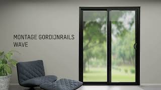 Montage wave gordijnrails  Smartblinds [upl. by Fransis]