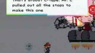 Brobot LType World 6 Boss Fight Super Paper Mario Wii [upl. by Whitman681]