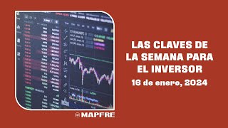 16 de enero 2024  Las claves de la semana para el inversor [upl. by Akirej]