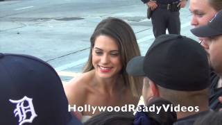 Lyndsy Fonseca shows love to fans at the Neighbors premiere in Westwood [upl. by Vanessa350]