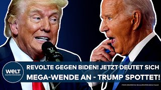 USA Revolte gegen Joe Biden Jetzt deutet sich MegaWende an  Kampfmodus Donald Trump spottet [upl. by Nojel]