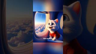 Little Cat First Time On Plane ✈️ aicat catcute cat catlover [upl. by Heshum]