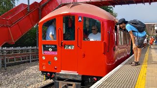 1938 Stock Tube Train Arriving At Amersham Station [upl. by Eveline]