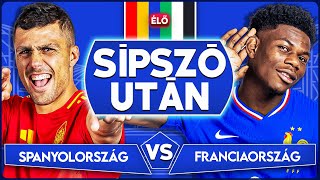 Spanyolország  Franciaország REAKCIÓ  Sípszó után  Unibet [upl. by Sorce]