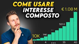 Come Applicare l’Interesse Composto Da €10K – 1M € [upl. by Durrett]