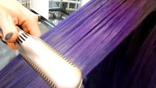 hair dye 2017  hair color 2017  Tutorial Come tingere i capelli Viola 3 [upl. by Beaulieu]