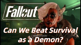 Playing Fallout 4 Survival as a Demon [upl. by Namialus]