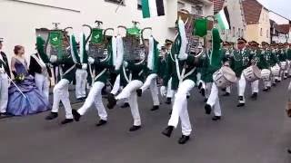 Der Parademarsch beim Schützenfest 2016 in Geseke [upl. by Atikat]