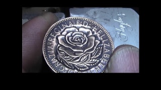 Hand engraving Carving a Rose [upl. by Bonine]