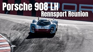 Porsche Rennsport Reunion 7  onboard with the Porsche 908 Longtail [upl. by Columbine]