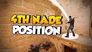 CSGO Quick Tips  The 4th Nade Position on Mirage [upl. by Banwell]