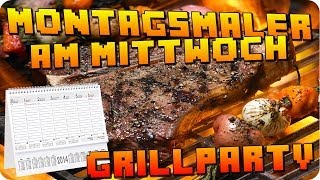 Montagsmaler am Mittwoch 2HDDeutsch  Grillparty [upl. by Anewor]